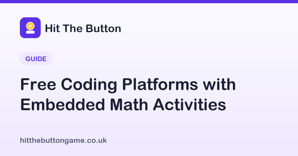 Free Coding Platforms with Embedded Math Activities